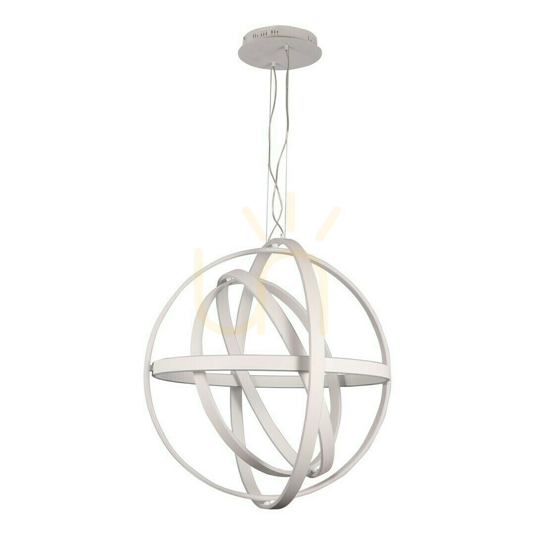 Lampă suspendată albă de 180W Copernicus alb