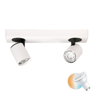 Spot 2x GU10 Italux Elvira alb aluminiu SPL-3142A-2-WH small 0