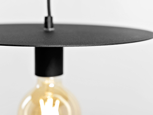 Lampă cu pandantiv SKIVA L - neagră small 4