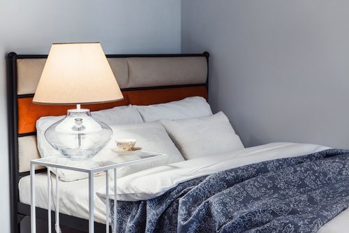 Verifica Noptieră Bali Transparent Bej / Alb Famlight E27 60W Producție poloneză