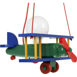 Lampă suspendată Hellux avion mic 104.10.08, multicoloră, 1×E27 small 4