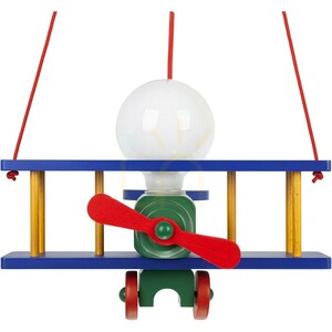 Lampă suspendată Hellux avion mic 104.10.08, multicoloră, 1×E27 small 6
