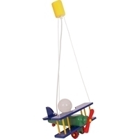 Lampă suspendată Hellux avion mic 104.10.08, multicoloră, 1×E27 small 1