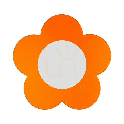 Verifica Plafonieră pentru copii Hellux Fiore LED 204.41.18, portocalie, 33 cm