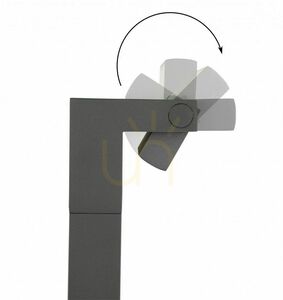 Lampă stâlp exterior SU-MA Rota LED gri închis 78 cm RT-780 small 2