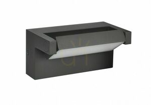 Lampă de perete exterior LED SU-MA Rota gri închis 10W IP54 RT-K100 small 1