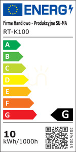 Lampă de perete exterior LED SU-MA Rota gri închis 10W IP54 RT-K100 small 5