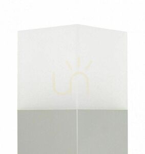 Stâlp de iluminat exterior SU-MA Cube Max argintiu 40 cm CB-MAX 400 AL small 1