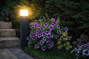 Stâlp de iluminat exterior SU-MA Cube Max argintiu 40 cm CB-MAX 400 AL small 2