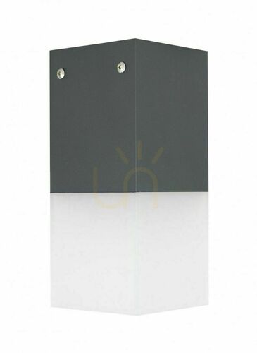 Verifica Plafonieră exterior SU-MA Cube Max gri închis IP44 E27 CB-MAX S DG