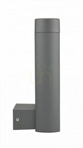 Lampă de perete exterior LED SU-MA gri închis 8W GL15404 small 2