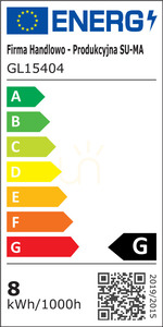 Lampă de perete exterior LED SU-MA gri închis 8W GL15404 small 6