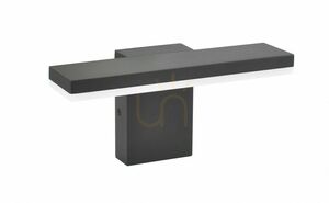 Lampă de perete exterior LED SU-MA Fler gri închis 10W 4000K 17601 DG small 0
