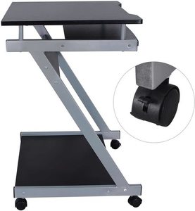 Birou mobil negru pentru computer LCD811B Songmics small 4