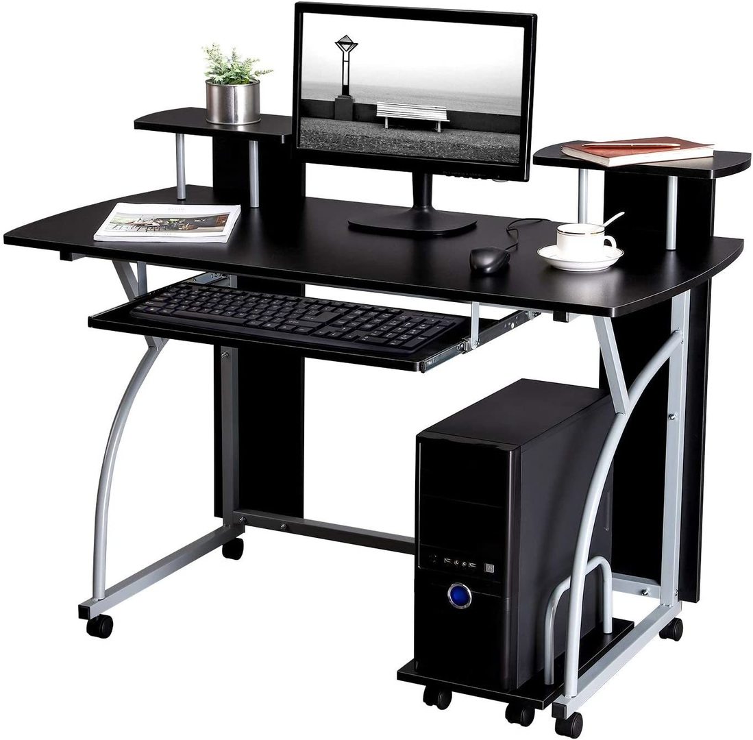 Vedere LCD812B birou multifuncțional pentru computer Songmics LCD812B birou multifuncțional pentru computer Songmics