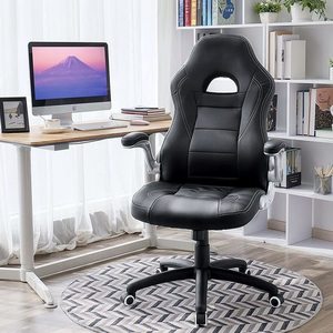 Scaun de birou cu tetieră OBG28B Songmics negru / gri 1 Scaun de birou cu tetieră OBG28B Songmics negru / gri small 1