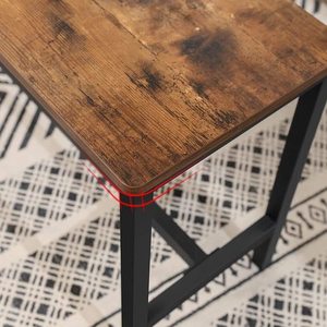 Set de 2 bănci rustice maro KTB33X small 4