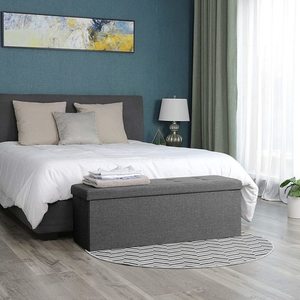 Puf pliabil cu depozitare gri închis LSF77K 2 Puf pliabil cu depozitare gri închis LSF77K small 2