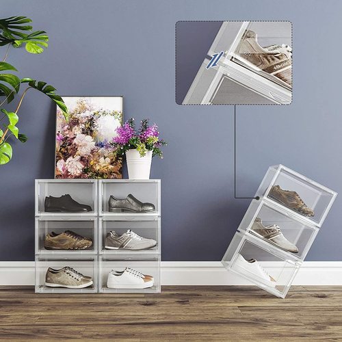 Verifica Cutie închisă pentru depozitarea pantofilor / obiectelor SET 6-PIECE LSP06CW Songmics