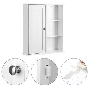 Dulap elegant de perete pentru baie / cameră BBC20WT Songmics small 4