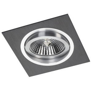 Corp de iluminat încastrat pătrat Alcazar 141.BC negru cu crom AR111 Lumifall small 0