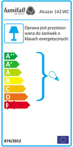 Alcazar alb cu ochi dublu cu Chrome 142.WC small 5