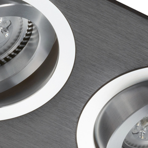 Downlight dublu negru cu Chrome Alcazar 542.BC 2 Downlight dublu negru cu Chrome Alcazar 542.BC small 2