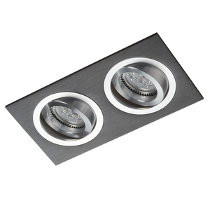 Downlight dublu negru cu Chrome Alcazar 542.BC 0 Downlight dublu negru cu Chrome Alcazar 542.BC small 0