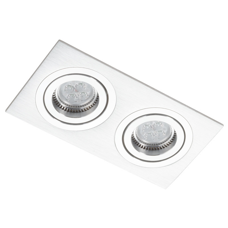 Vedere Downlight Rectangular Dual Argintiu Alcazar 542.SC Downlight Rectangular Dual Argintiu Alcazar 542.SC