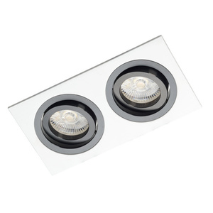 Downlight dublu alb cu Alcazar negru 542.WB