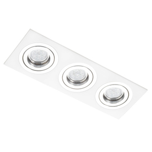 Spot triplu alb cu Alcazar cromat 543.WC small 1