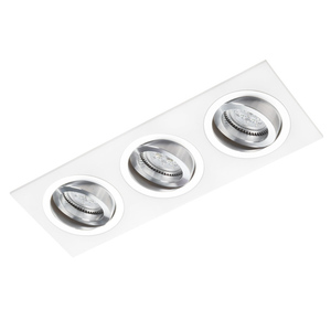 Spot triplu alb cu Alcazar cromat 543.WC small 0