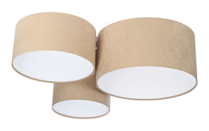 Lampă de plafon cu LED - Element de plafon 60W E27 bej / alb 0 Lampă de plafon cu LED - Element de plafon 60W E27 bej / alb small 0