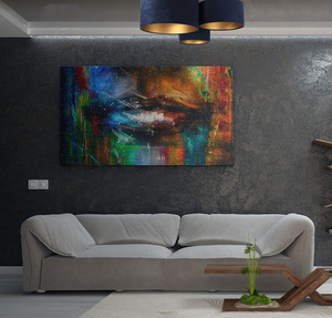 Tavan modern Elements 60W E27 țesătură bleumarin / velur auriu 3 Tavan modern Elements 60W E27 țesătură bleumarin / velur auriu small 3