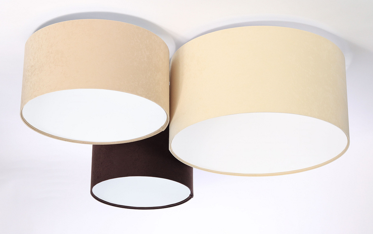previzualizare Lampă de tavan pentru bucătărie, Lampă de tavan Elements 60W E27 bej / crem / maro Lampă de tavan pentru bucătărie, Lampă de tavan Elements 60W E27 bej / crem / maro