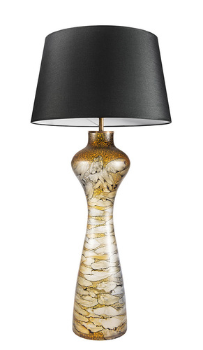 Verifica Interesantă lampă de masă Havana L Sahara Famlight E27 60W grafit / alb