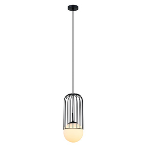 Pendul Italux Matty negru E27 Ø15 cm MDM-3939/1 BK small 1