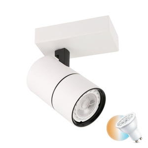 Spot Italux Laconi alb GU10 LED dimmabil SPL-2813-1B-WH small 0