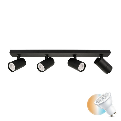 Verifica Spoturi Italux Laconi negru 4xGU10 LED dimabil SPL-2813-4B-BL