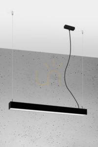 Lampă suspendată PINNE 67 negru Thoro small 0
