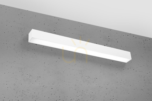 Verifica Aplică liniară PINNE 67 albă LED 16W 2080lm 4000K CRI90 lumină în jos THORO