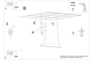 Lampă suspendată PINNE 118 gri Thoro small 13