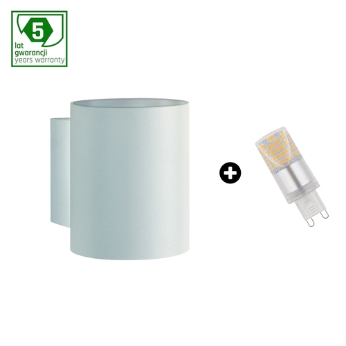 Verifica Pachet de 5 ani garanție: Squalla G9 Tube White + Led G9 4w Cw (Slip006011 + Woj + 14435)