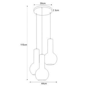 Lampă suspendată K-4522 din seria ARVI BLACK 1 Lampă suspendată K-4522 din seria ARVI BLACK small 1