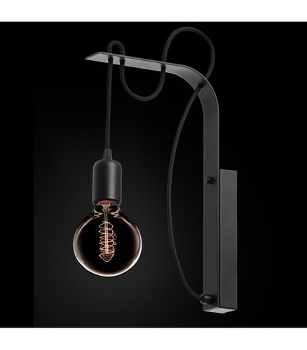 Verifica Lampă de perete Ramko BORNHOLM neagră E27 60W 35 cm SKU 67749