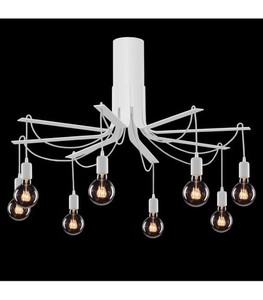 Plafonieră Ramko albă 8xE27 100 cm SKU 67983 small 0