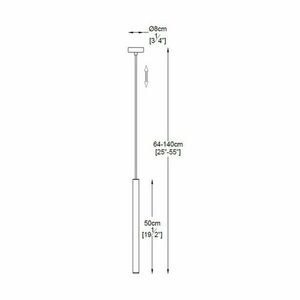 Lampă suspendată Zuma Line LOYA P0461 aurie/Shiny small 1