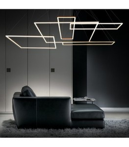 Plafonieră suspendată Ramko EDO LED 35W 3000K 1850lm 120x20 alb SKU 67030 small 2