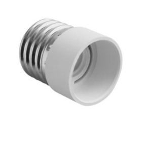 Adaptor pentru becuri GTV E27 la E14 alb AE-E27E14-00 small 0