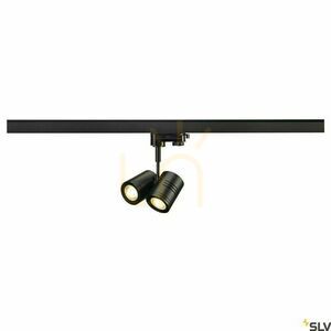Spot pentru sina SLV BIMA II 2xGU10 negru 3 faze 152230 small 1